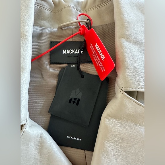 MACKAGE GAEL-V Maxi Leather Trench Coat - Picture 9 of 15